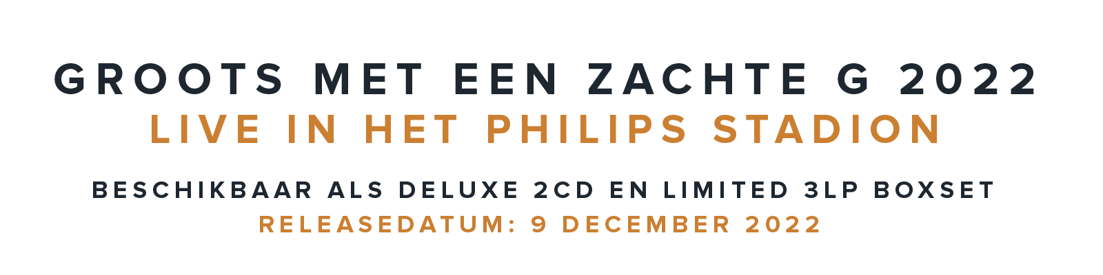 Guus Meeuwis | Groots Met Een Zachte G 2022