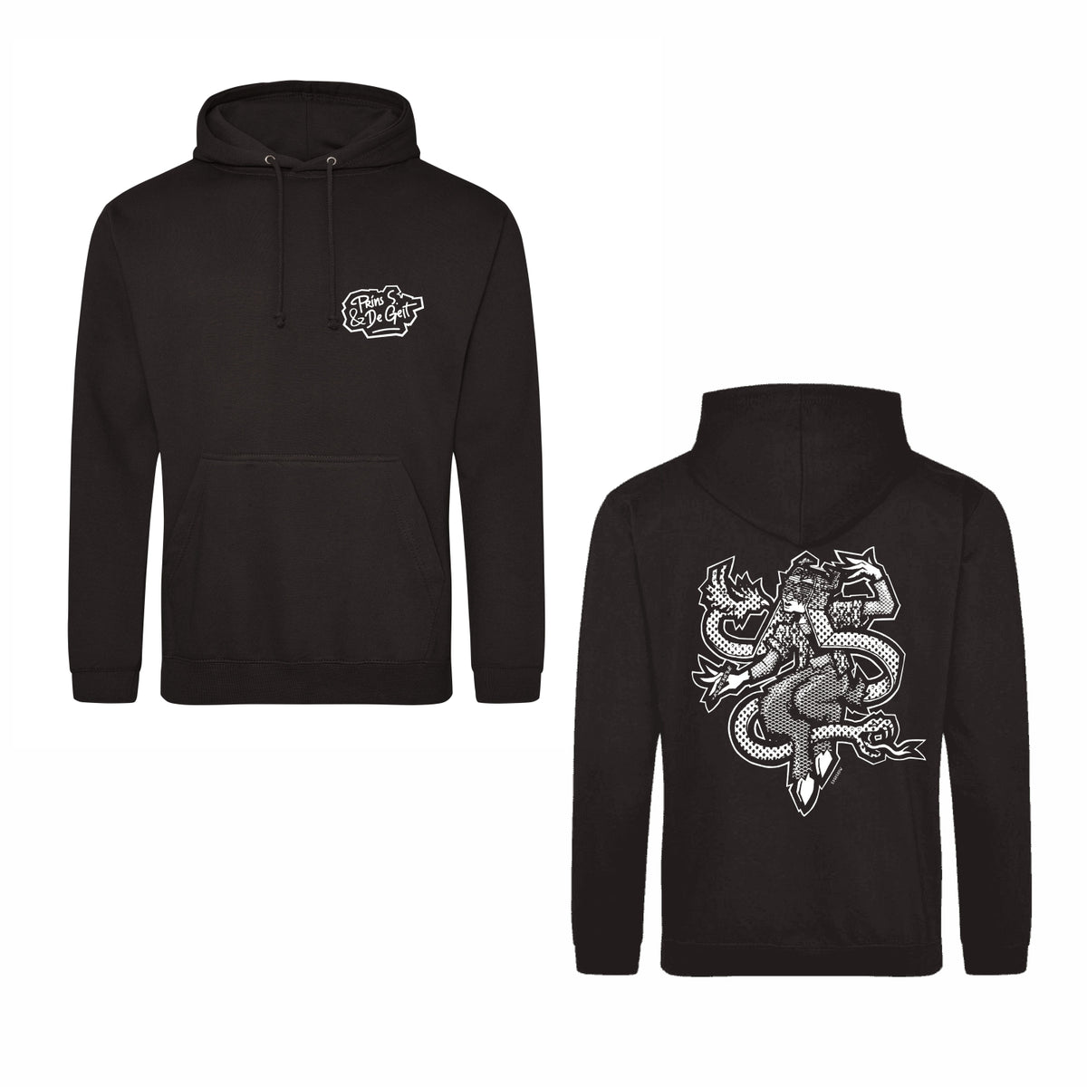 Prins S & De Geit Rood Staan Hard Gaan Hoodie M&E